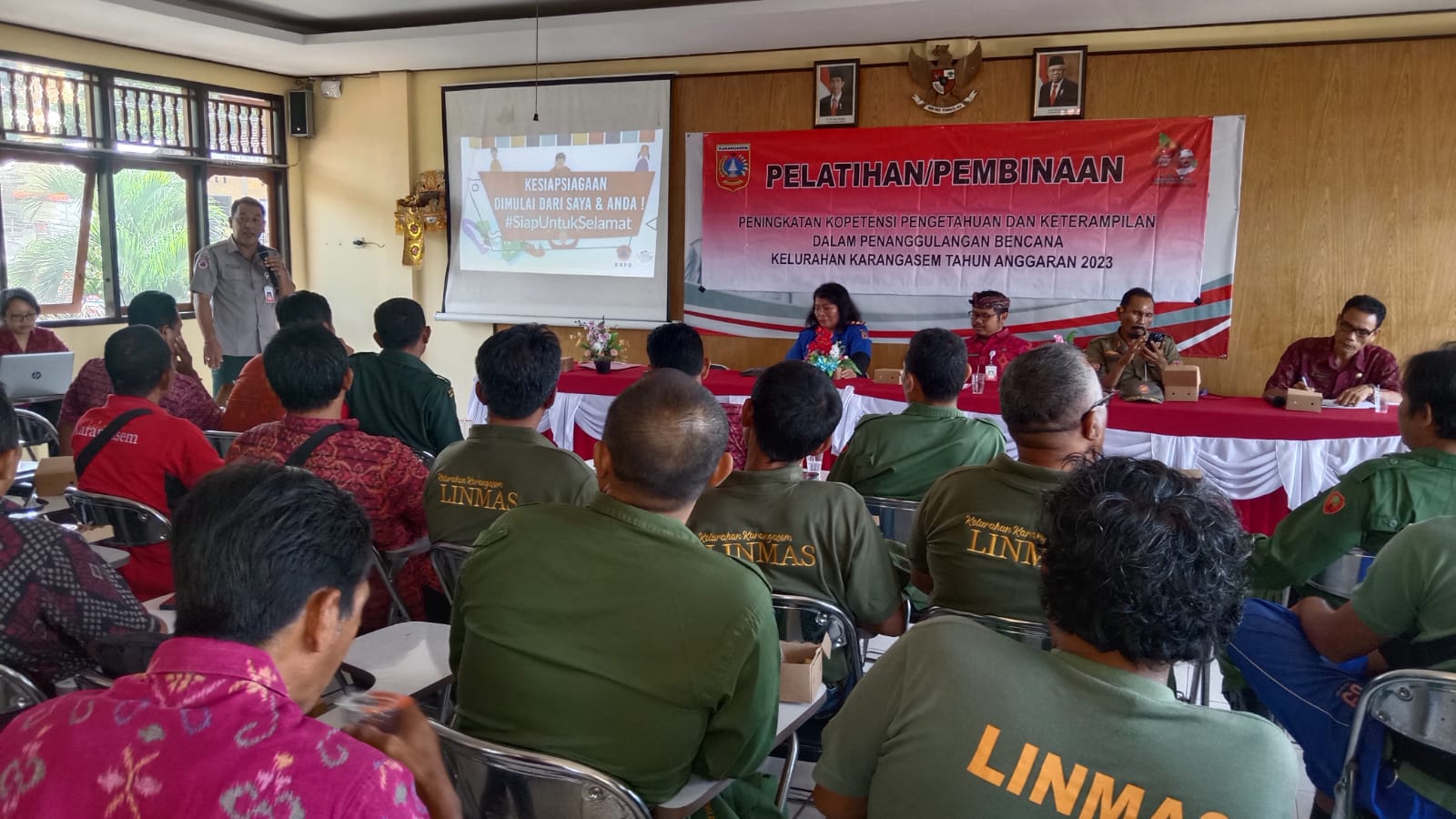 PELATIHAN/PEMBINAAN PENINGKATAN KOPETENSI PENGETAHUAN DAN KETERAMPILAN DALAM PENANGGULANGAN BENCANA